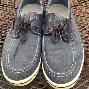 Blue loafers size 11